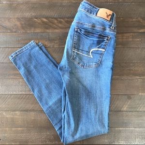 AEO 00 LIGHT DENIM / JEGGINGS (SHORT LENGTH)